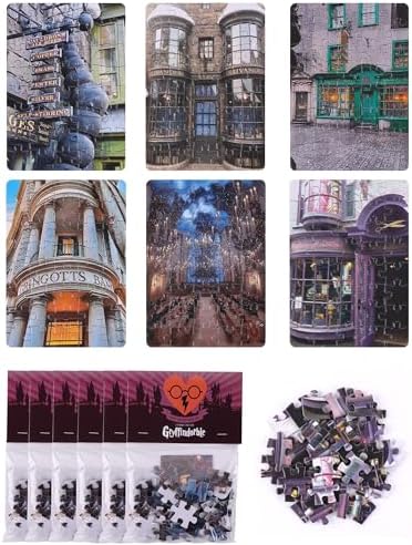 Valentines Day Gifts for Kids，24 PCS Jigsaw Puzzle with Valentines Cards for Valentine Party Favor，Valentines School Classroom Exchange Prizes Toys for Toddler Boys Girls (har-ry B)