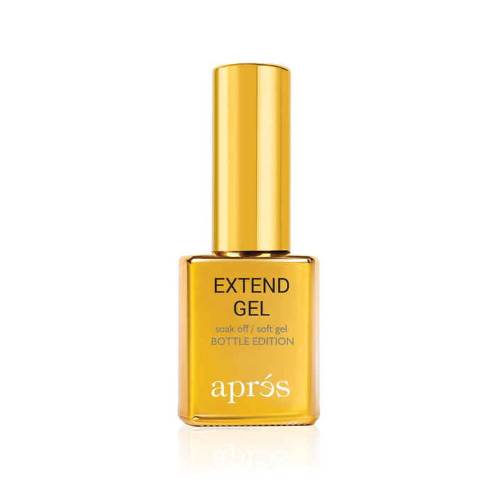 Apres Nail Gel-X Natural Stiletto Long Box of Tips & Extend Gel Bundle | Include 500 Gel-X Tips & 15ml Extend Gel Gold Bottle | Premium Quality | 10 Sizes 0-9 | No size 00 included | 2022 Version