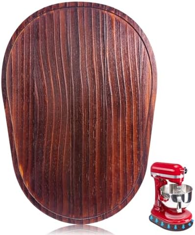 Mixer Slider Mat For Kitchen Aid Bowl Lift 5-8 Qt Stand Mixer Wood Sliding Tray for Stand Mixer, Kitchen Appliance Slider Easy to Move, Kitchenaid Mixer Accessories Kitchen Worktops Protection