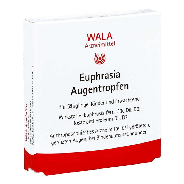 Wala EUPHRASIA EYE DROPS 5X0.5 ml, single dose pipettes