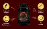 Keskara Men's Food Supplement, 60 Capsules, with Tribulus, Fenugreek, Maca, Vegan and Gluten Free