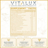 VITALUX || #1 Rated Premium Prostate Support Supplement || Urinary Tract Health, Helps Prostate Function | Ultra Dosed Formula w/ 30 Powerful Ingredients | 3rd Party Tested + USA Made - 60 Capsules