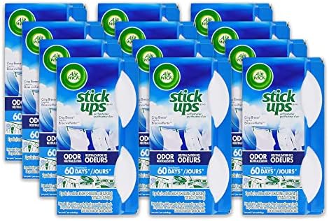 Air Wick Stick Ups Crisp Breeze Air Freshener, 2 ct (Pack of 12) (Packaging May Vary)