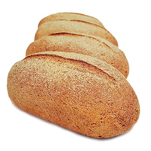 Yez! Artisan Golden Flax Keto Bread - Clean Keto, Paleo, Vegan - Lectin Free, Low carb, Gluten free, Wheat free, Grain free, Soy free, Diabetic Friendly, Preservatives free, All Natural, Clean Ketogenic Food (small loaf - 10 oz each - pack of 4)