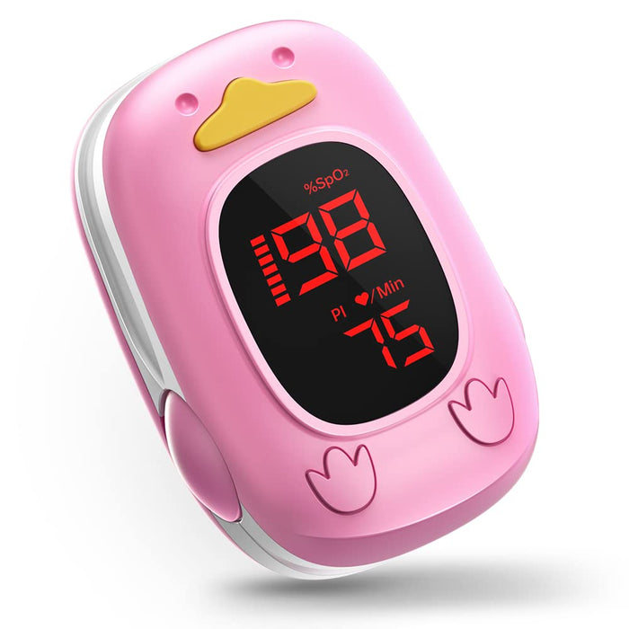 Baby Pulse Oximeter for Kids-Pulse Oximeter Fingertip Baby Oxygen Monitor Infant Spo2 Pulse Monitor,Compatible with iOS Android,Suitable for Children Infant Kids Baby