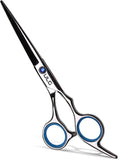 Hair Cutting Scissors, ULG Professional Hair Scissors 6.5 inch Right-Hand Razor Edge Barber Scissors Salon Hair Cutting Shears Made of Japanese Stainless Steel, Hand Sharpened Blue