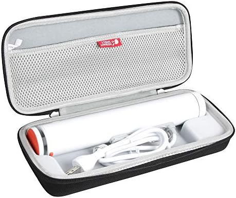 Hermitshell Travel Case for Breville Joule Sous Vide 1100 Watts - All White Or White Body, Stainless Steel Cap & Base (Black)