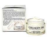 Delfanti-Milano • COLLAGEN 24K • Anti-Aging Day Cream • Face and Neck Moisturizer with pure Hyaluronic Acid • Made in Italy.