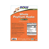 NOW Supplements, Whole Psyllium Husks, Non-GMO Project Verified, Soluble Fiber, 10-Pound