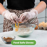 Comfy Package [Case of 1000 Disposable Vinyl Gloves, Powder Free, Latex Free, Clear Gloves for Cooking and cleaning - Large