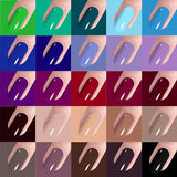 Vishine Gel Nail Polish Set - 45 Color Gel Nail Polish with Base Top Coat Lasting Nail Gel Polish Soak Off UV LED Gel Polish Manicure Kit 48Pcs 8ml