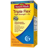 Nature Made TripleFlex Triple Strength Caplets with Vitamin D3, 120 Count for Joint Support