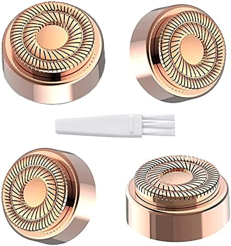 Replacement Heads for Flawless Generation 2, Facial Hair Removal Replacement Heads for Women, Compatible with Finishing Flawless Facial Hair Remover, Double Halo Replacement Heads Gen 2(4 Count)
