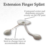 LMB Spring Finger Extension Splint, Assists in Extending PIP Joint with A Slight Extension Effect on the MP Joint, Size A