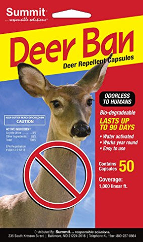SUMMIT...responsible solutions 50 Count Deer Ban Repellent Capsules