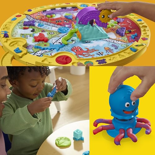 Play-Doh Fold & Go Playmat Starter Set with 19 Accessories, Preschool Toys for 3 Year Old Girls & Boys & Up, Kids Arts & Crafts