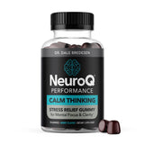 NeuroQ Calm Thinking Gummies - Relaxation Support, Calm & Focus - with Sensoril Ashwagandha, GABA, L-Theanine, Lemon Balm & Chamomile - 30 Day Supply / 90 Gummies