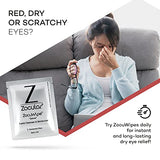 Zocuwipe Eyelid Wipes with Natural Okra Complex - Eyelid Cleanser and Moisturizer Pads for Irritated, Red Eyes from Dry Eye, Blepharitis 40ct