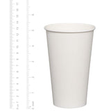 Comfy Package [16 oz. - 100 Count Disposable White Paper Cups, Hot Coffee Cups - Eco-Friendly Hot Cups