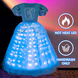 UPORPOR Light Up Girls Princess Costume Halloween Dress Up Clothes for Little Kids Toddler Costumes Christmas Party