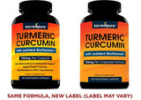 Turmeric Curcumin Supplement w/ BioPerine - 755mg Per Capsule, 120 Veggie Caps by Curcumin Incredipure