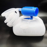 YUMSUM 3000ML Large Male Urinal Portable Mens Potty Pee Bottle Collector Travel Toilet 66” Long Tube (White with hose)