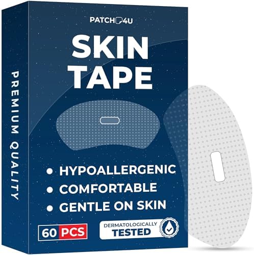 Micropore Tape (60 Pack) - Pain Free Removal, Hypoallergenic, Latex Free & Gentle On Skin - Adhesive Cotton Tape