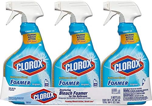 Bathroom Bleach Foamer Original Spray, Pack of 3