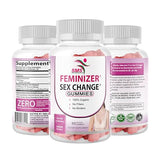 SMSHEALTHPRODUCTS.com Feminizer Sex Change Pueraria Mirifica Gummy Supplement - Pure Root 10:1 Concentrated Extract 60 Veggie Gummies, Premium Organic - for Women, Transgender, Men