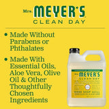 MRS. MEYER'S CLEAN DAY Hand Soap Refill, Made with Essential Oils, Biodegradable Formula, Honeysuckle, 33 fl. oz - Pack of 6