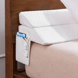 EUHAMS Queen Size Bed Wedge Pillow - Bed Gap Filler Mattress Wedge Headboard Pillow Close The Gap 0-7" Between Your Headboard and Mattress or Wall for Sleeping Backrest Pillow (60"x10"x6" White)