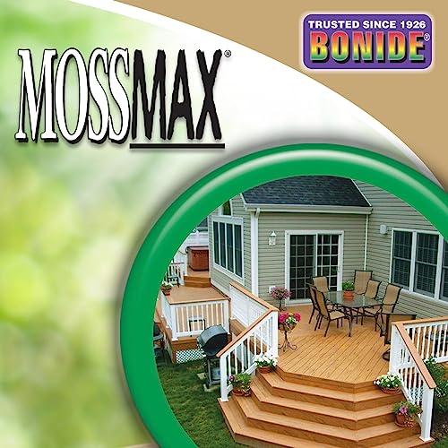 Bonide MossMax, 32 oz Ready-to-Spray Control for Algae, Moss and Lichens, Outdoor Home and Garden Use, Nonstaining Formula