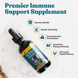 MunoMax - Advanced Immune Support Supplement - Liquid Delivery for Better Absorption - Echinacea, Astragalus, Reishi, Goldenseal, Elderberry & More!