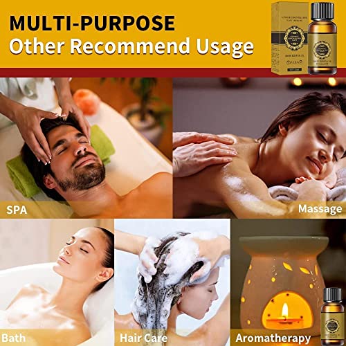 Belly Drainage Ginger Oil, Ginger Oil Lymphatic Drainage Massage Oil, Natural Lymphatic Drainage Ginger Oil,Ginger Massage Oil,Plant Aroma Oil, Natural Ginger Essential Oil (10 Pack)