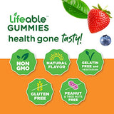 Lifeable Garlic Gummies - 2000 mg - Great Tasting Natural Flavor Gummy Vitamin Supplement - Gluten Free, Vegetarian, GMO Free Chewable - for Adults 90 Gummies