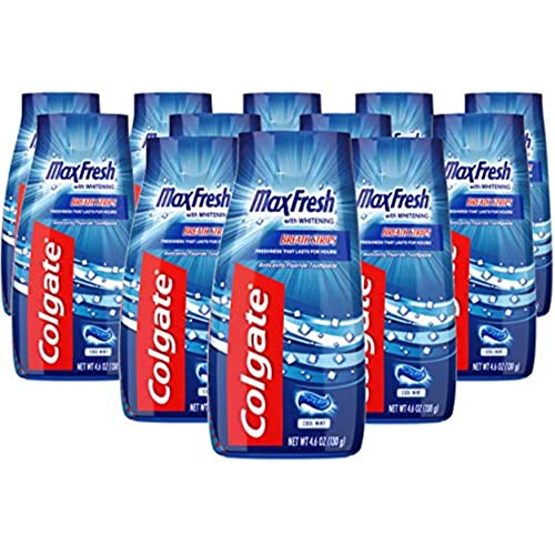 Colgate 2 in 1 Toothpaste Gel and Mouthwash ,4.6 Oz (Pack of 12)