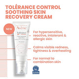 Eau Thermale Avène - Tolerance Control Soothing Skin Recovery Cream - For Hypersensitive, Normal to Combination Skin - Sterile Hydrating Face Moisturizer - Vitamin C - 1.3 fl.oz. (Pack of 1)