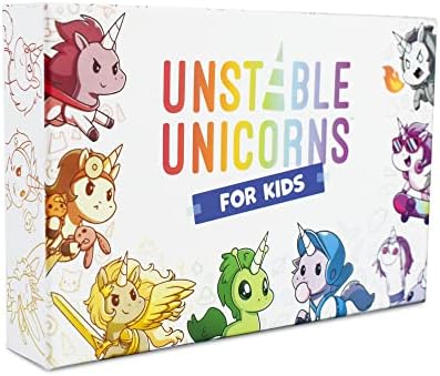 Unstable Games - Unstable Unicorns for Kids Edition Base Game - A strategic card game for Kids!