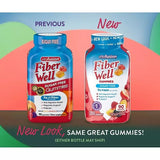 Vita-Fusion Fiber Well Sugar Free Gummies Supplement, Peach, Strawberry and BlackBerry Flavored Supplements, 220 Count