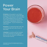 BRAINMD Dr Amen Brain Boost On The Go - 10 Packets, Berry Flavor - Nootropic Drink Powder, Promotes Focus, Clarity & Mental Energy - Caffeine Free, Gluten Free - 10 Servings