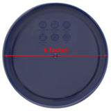 PYREX 7201-PC 4-Cup Dark Blue Round Replacement Lids - 3 pack - Original Genuine Pyrex - Made in the USA