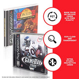 Game Box Protector Compatible with CD Jewel Games, PS1 Games Clear Case - 0.35MM Bulk retail bags Game Storage Case - Retro gaming console partner for retro game system collection (pack of 25)