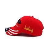 Trump 2024 Hat, Donald Trump 2024 MAGA Hat Embroidery Adjustable Keep America Great Baseball Cap-Red