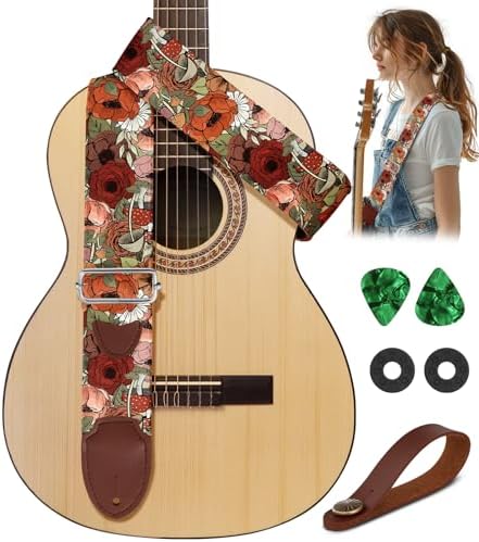 Acoustic Guitar Strap for Ukulele Bass Classical Electric Guitar Correa para Guitarra Adult Size Cool Long Adjustable