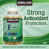 Vitamin E 400 Iu 500 Softgels Supports Healthy Immune