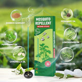 Lousye Mosquito Repellent Sticks, DEET Free Plant-Based Mosquito Repellent Outdoor Patio Incense Sticks (Green-180)