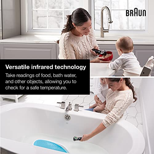 Braun No Touch 3-in-1 Thermometer - Touchless Thermometer for Adults, Babies, Toddlers and Kids – Fast, Reliable, and Accurate Results, Digital