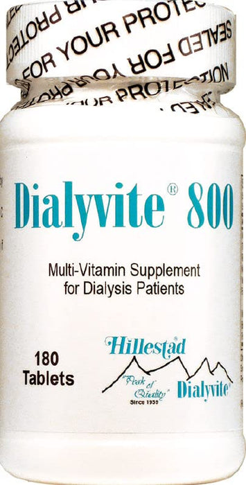 Dialyvite 800 Multi-Vitamin Supplement for Dialysis Patients, 180 Tablets