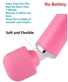 Gajoin Big Powerful Massager Back Vibrating Massage for Woman Men Sport Recovery Muscle Aches Pain Shoulder Foot Massage Tool (Pink Big Massage and Mini Toy)