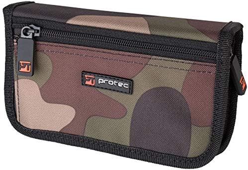 Protec Trumpet Mouthpiece Pouch (4-Piece) Camouflage Nylon with Zipper Closure, Model A221CAMO
